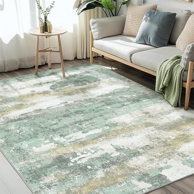 BEIMO Area Rugs 5x8 for Living Room Bedroom, Modern Abstract Machine Washable by BEIMO