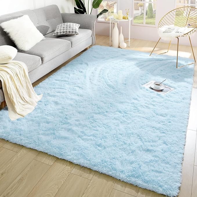 Merelax Soft Modern Indoor Large Shaggy Rug - Image 6