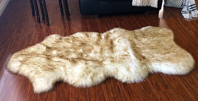 Free Shape Luxury Soft Fluffy Shag Area Rug Single and a Half 2'x4', 60x120cm - Image 2