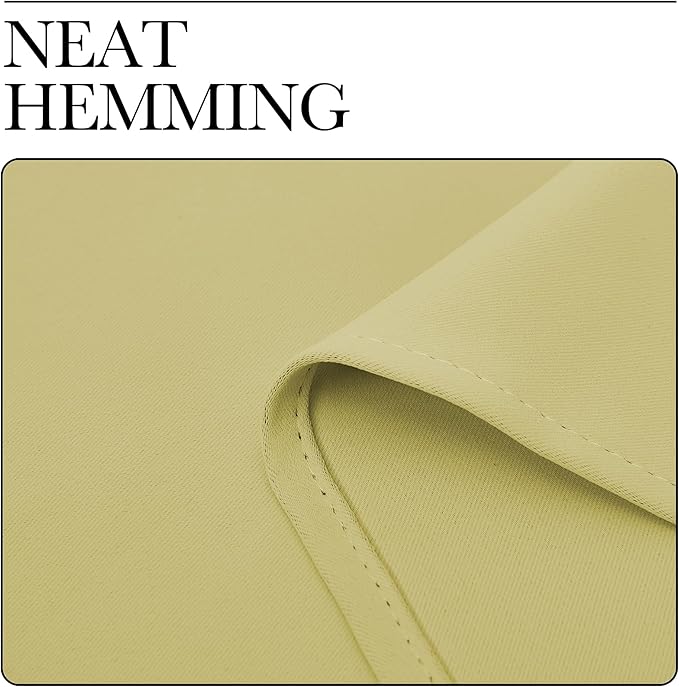 NICETOWN RV Blackout Curtains for Camper Windows, Paler Yellow, Short Blackout - Image 6