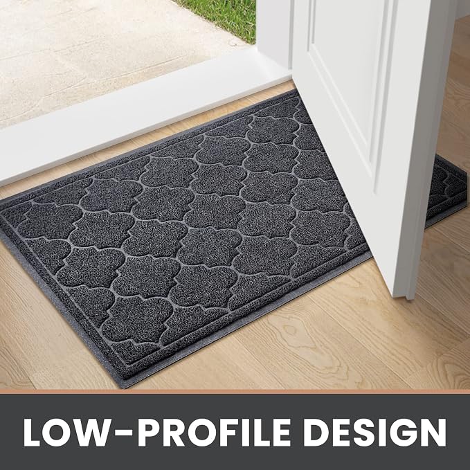 LuxStep Door Mat Large Indoor Outdoor Doormat, Non-Slip Low-Profile Design - Image 6