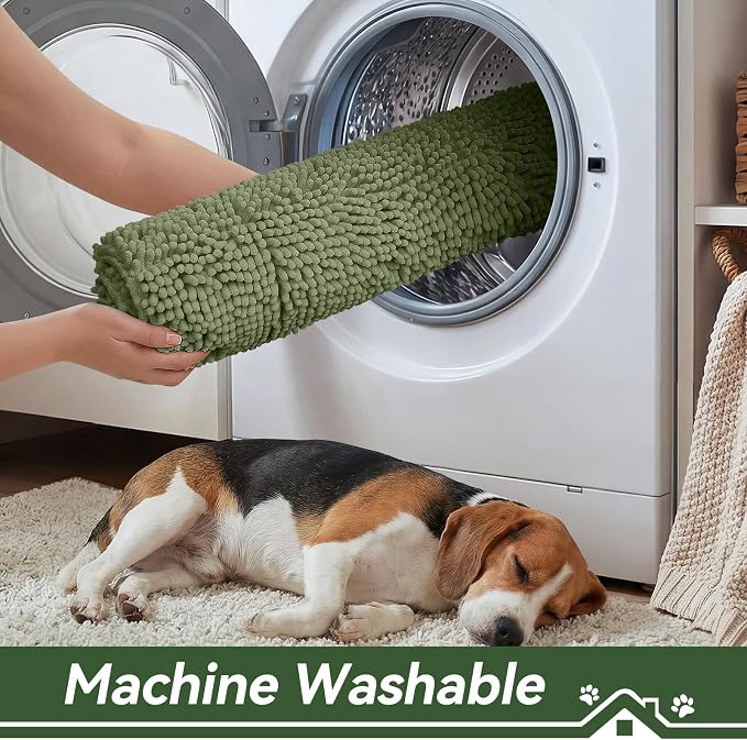 Bcoimo Super Absorbent Dog Door Mat, Pet Rugs - Image 5