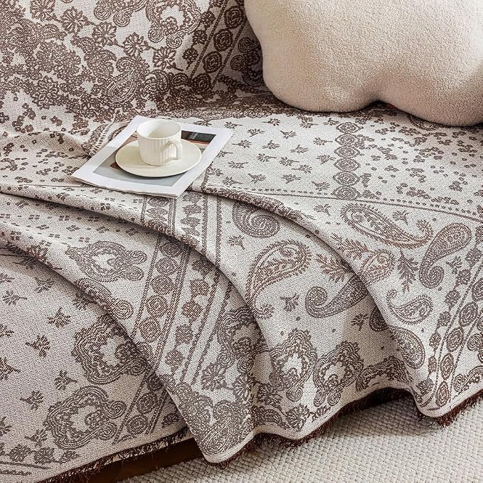 ROOMLIFE Brown Couch Covers for Sofa, Sofa Covers Washable Non Slip Furniture - Image 9