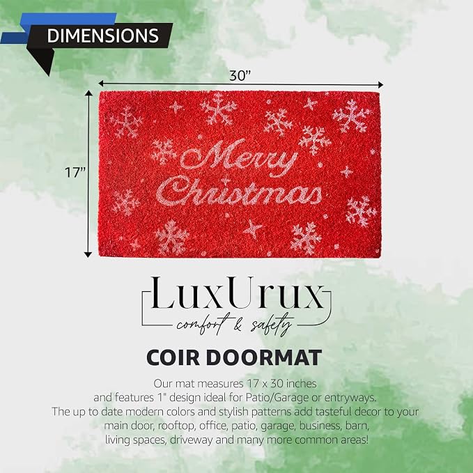 LuxUrux Premium Christmas Door Mat Outdoor - Image 2