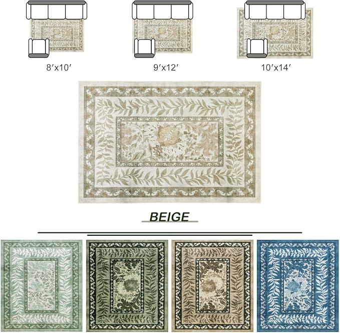 LIANLAM Washable Rug Area Rugs for Living Room - Image 8