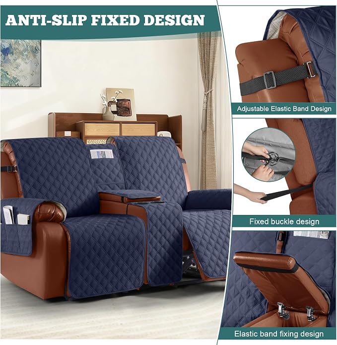 Ruaozz Waterproof Loveseat Recliner Cover - Image 6