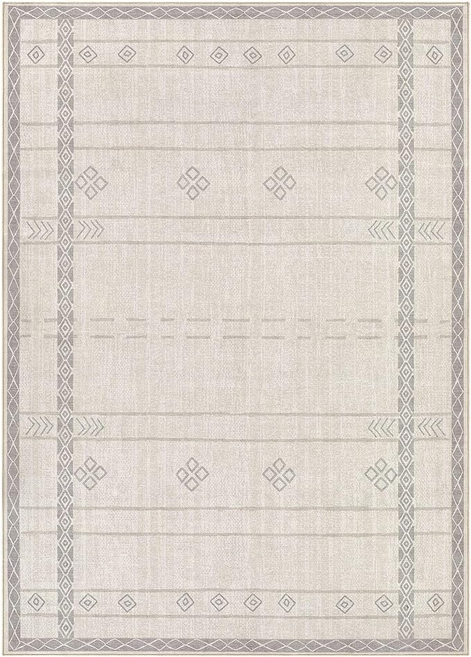 cotiled 5x7 Area Rug Living Room: Washable Boho Rugs - Image 7