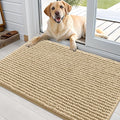 OLANLY Dog Door Mat for Muddy Paws 36x24, Ultra Absorbent Chenille Mud Doormat by OLANLY