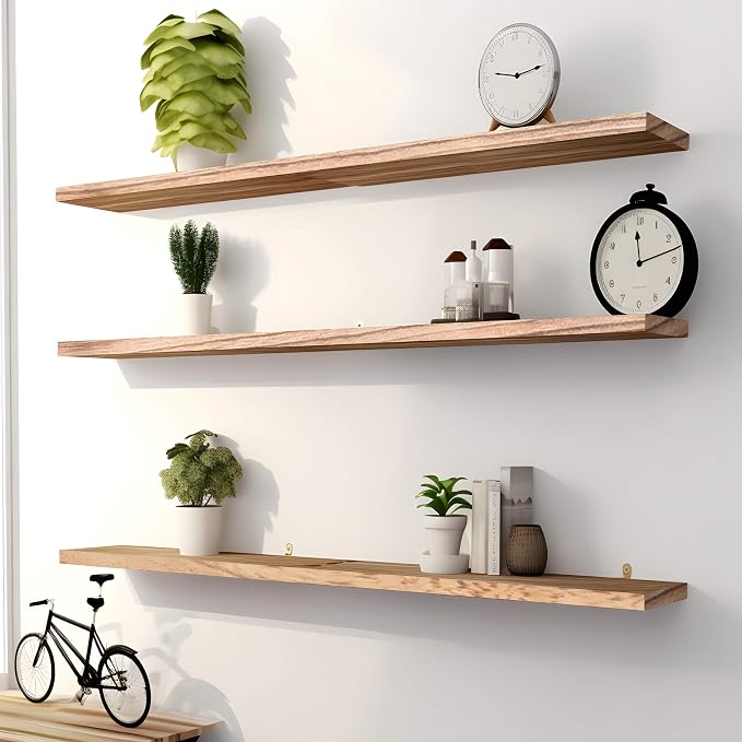 PHPH 48 Inch Wood Floating Shelves - Image 5