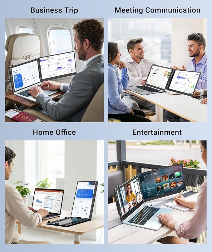 Laptop Screen Extender, 14” FHD 1080P Portable Monitor - Image 7