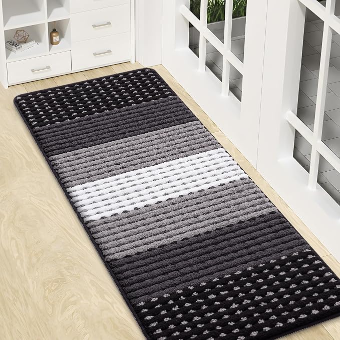 Kitinjoy Indoor Outdoor Door Mat, 47x17 Non-Slip Absorbent Dirt Trapper by Kitinjoy
