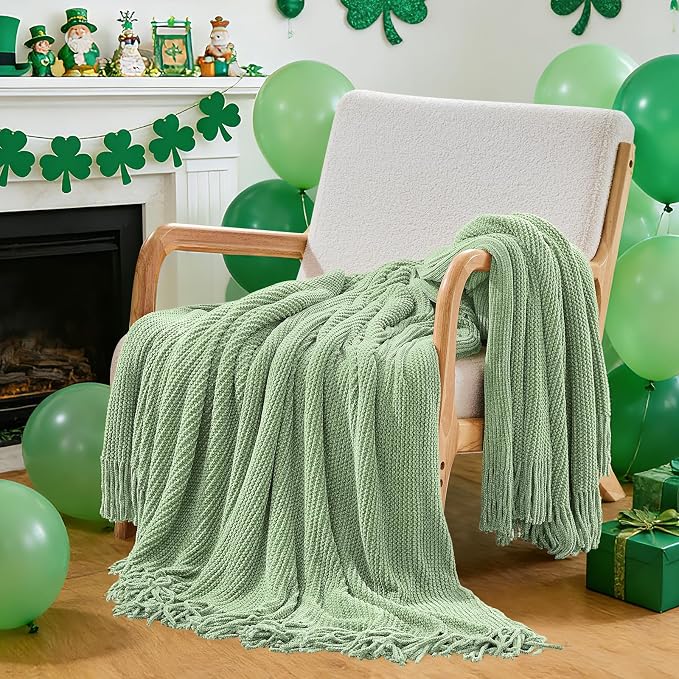 inhand Basil Green Throw Blanket - Image 5