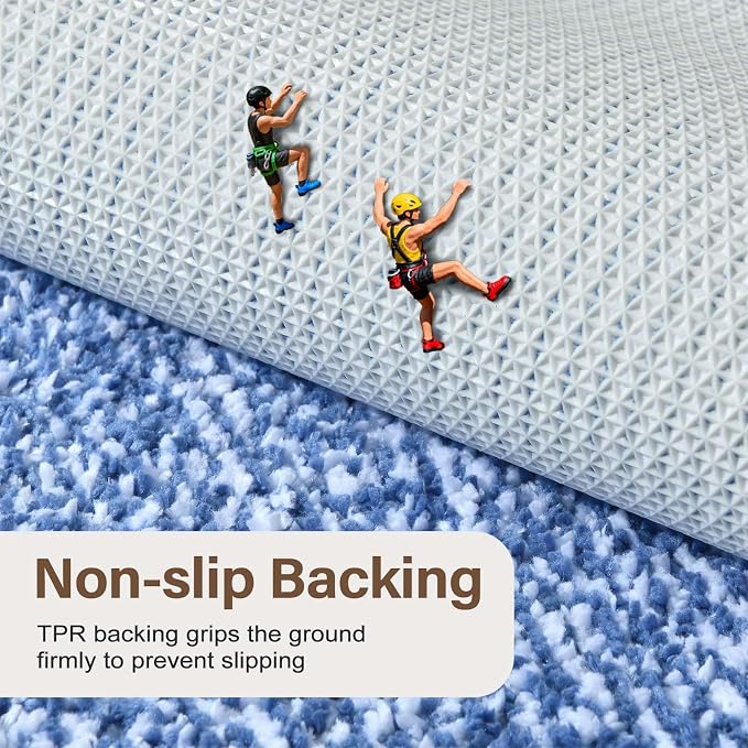 70x24 Long Bathroom Rugs Washable Non Slip, Soft Absorbent Quick Dry Mats - Image 5