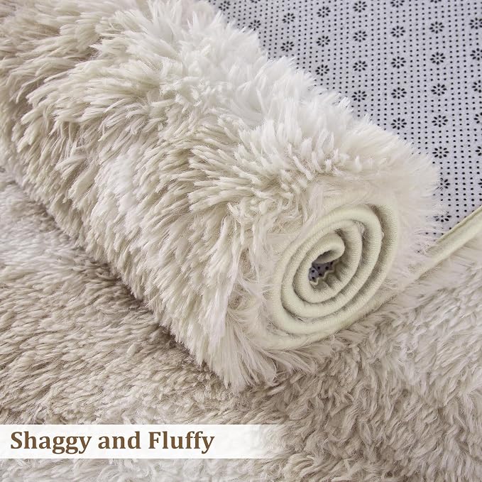 CAROMIO 8x10 Area Rug for Bedroom Fluffy Rugs Shag Rugs for Living Room Furry - Image 5