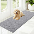 OLANLY Dog Door Mat for Muddy Paws 47x17, Ultra Absorbent Chenille Mud Doormat by OLANLY