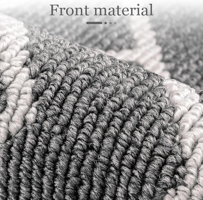 hicorfe Indoor Doormat, Front Back Door Mat Rubber Backing Non Slip Door Mats - Image 4