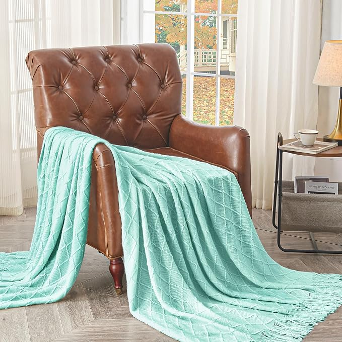 inhand Knitted Throw Blanket for Couch and Bed, Soft Living Room Home Decor - Image 6