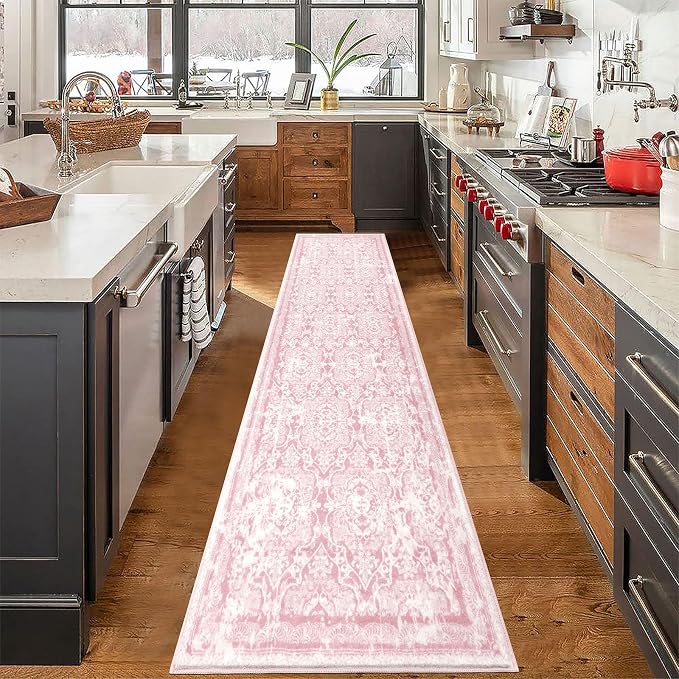 Vaukki Hallway Runner Rug, Vintage Shaggy Soft Laundry Rug Runner, Non Slip - Image 7