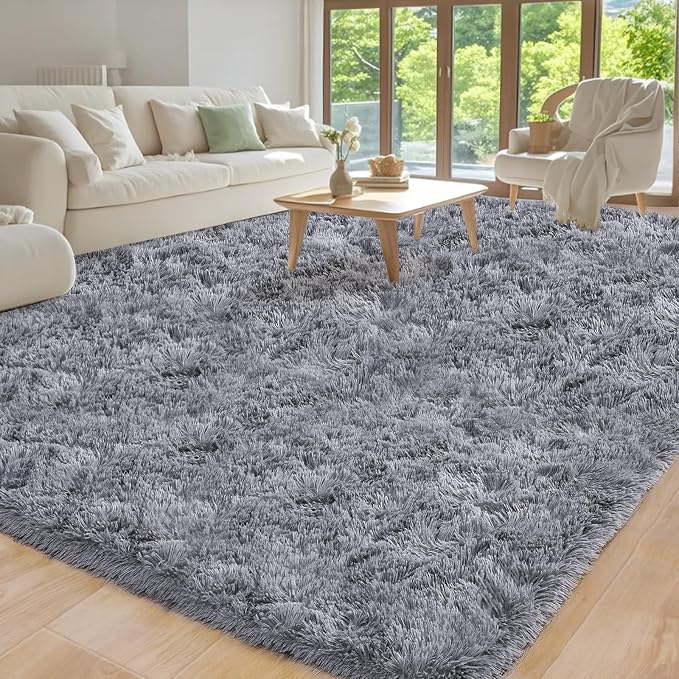 Area Rug for Living Room 6x9, Ultra Soft Shaggy Area Rugs for Bedroom, Upgrade by Unknown