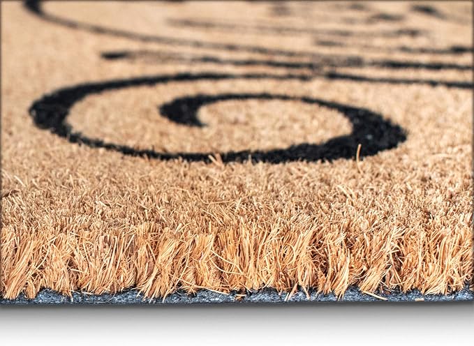 LuxUrux Welcome Mats Outdoor Coco Coir Doormat, - Image 8