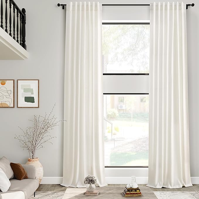 Nanspring Extra Long Curtains 2 Panels 204 Inches Long by Nanspring