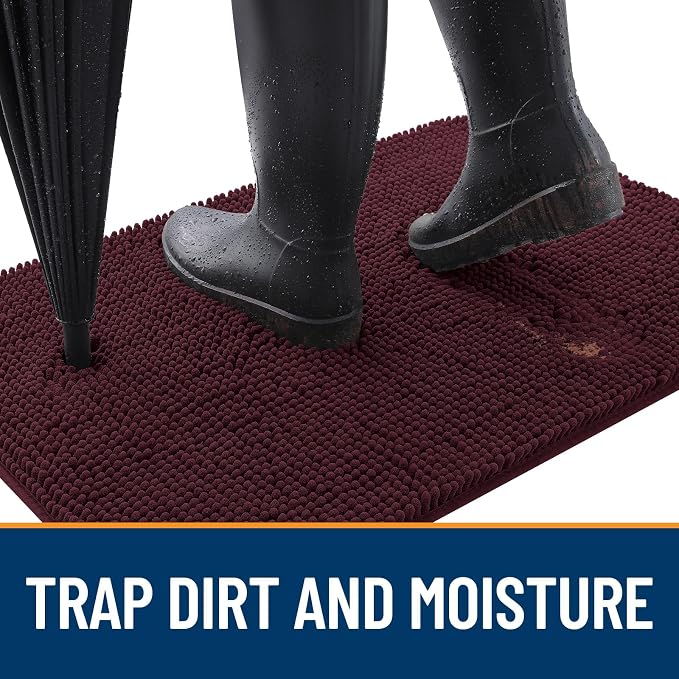 OLANLY Dog Door Mat for Muddy Paws 70x24, Absorbs Moisture and Dirt, Absorbent - Image 2