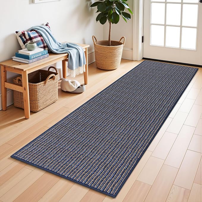 SHACOS Runner Rugs for Hallway 20"x59" Rubber Backed Non Slip Kitchen Runner by SHACOS