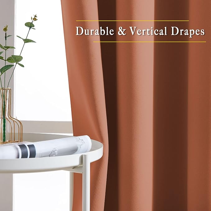 NICETOWN Blackout Large Window Curtains 84 inches Long - Image 5