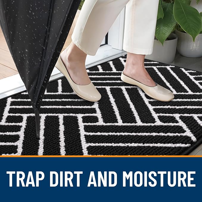 OLANLY Indoor Door Mat, 36x24 Inch, Dirt Resistant and Absorbent, Non-Slip - Image 2