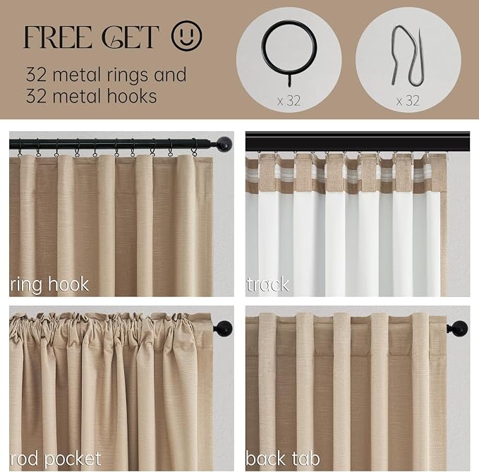 Topfinel Blackout Large Curtains - Image 6