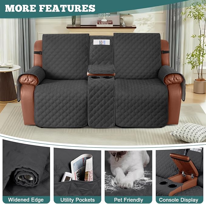 Ruaozz Waterproof Loveseat Recliner Cover - Image 5