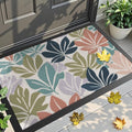 DEXI Front Door Mat Outside Entrance, Fall Autumn Entryway Doormat Dirt Trapper by DEXI