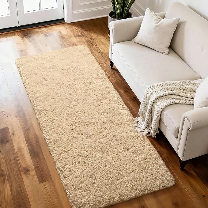 Merelax Soft Fluffy Rugs for Bedroom Living Room, 2x6 Hallway Runner Rugs - Image 8