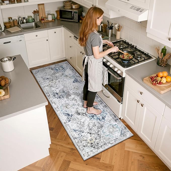 Ileading Washable Hallway Runner Rugs, 2x6 Non Slip Runners Area Rug - Image 5
