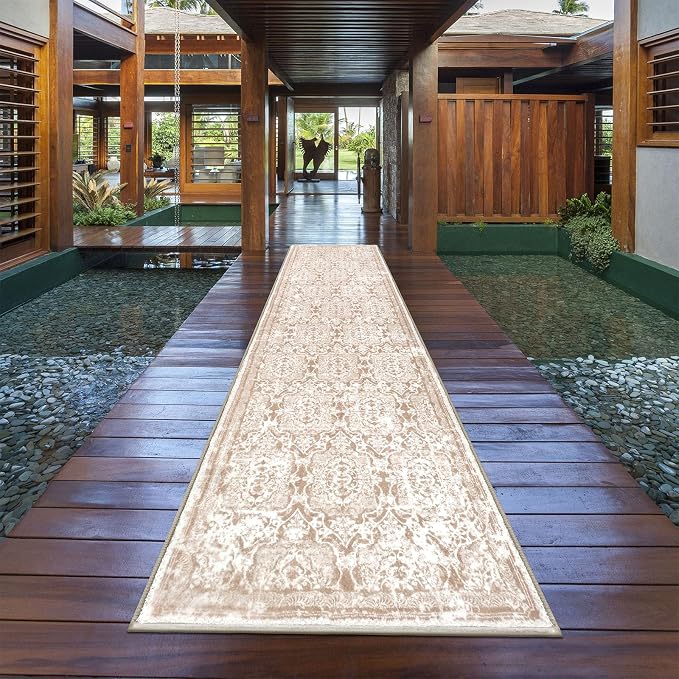 Vaukki Hallway Runner Rug, Vintage Shaggy Soft Laundry Rug Runner, Non Slip - Image 6