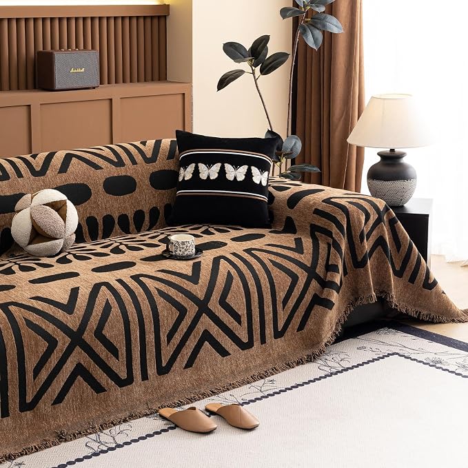 VClife Couch Cover Bohemian Morroccan Sofa Cover Washable Sofa Slipcover - Image 6