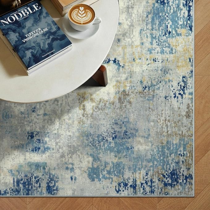 Lahome Modern Abstract 6x9 Area Rugs - Image 4