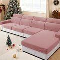MAXIJIN Couch Cushion Covers for Sectional Sofa, Stretch Sofa Cushion Cover by MAXIJIN