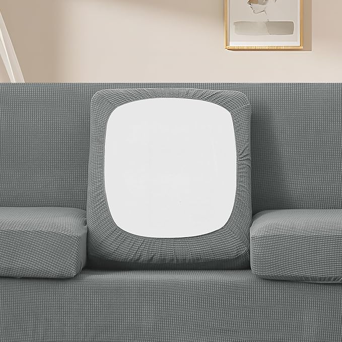 U-NICE HOME 3 Pieces Stretch Loveseat Couch Cover Sofa Cover Washable Sofa - Image 3