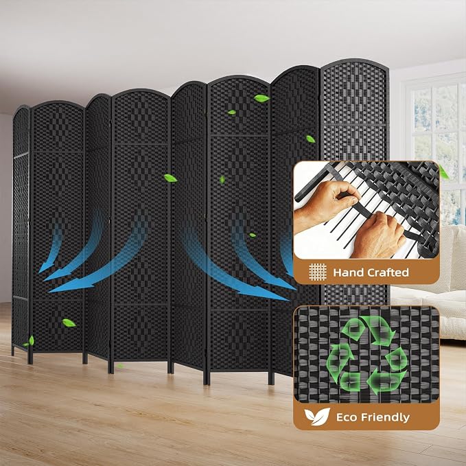 HALLYBEE Room Divider for Space Separation, Room Dividers and Folding Privacy - Image 5