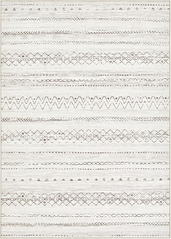 cotiled 7x9 Area Rug Living Room: Washable Boho Rugs - Image 9