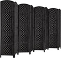 Rose Home Fashion Room Divider, 6 ft Tall Room Dividers and Folding Privacy by RoseHomeFashion