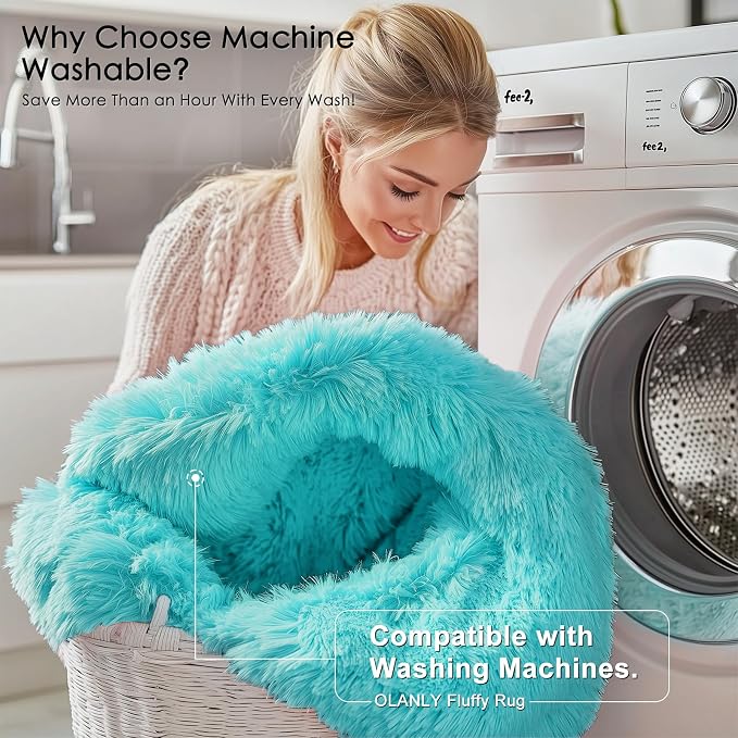 OLANLY 8x10 Machine Washable Large Area Rugs - Image 2