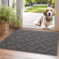 hicorfe Dirt Trapper Indoor Doormat, Non Slip Backing Washable Door Mats by Hicorfe
