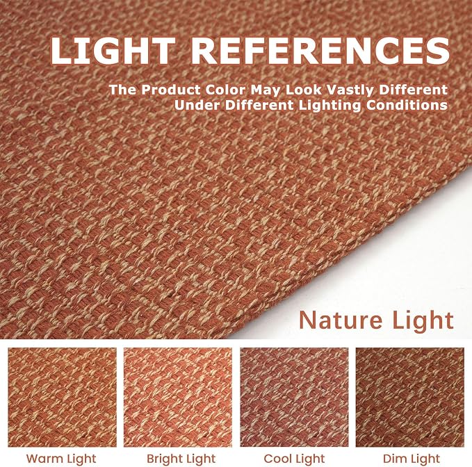 KOZYFLY Washable Area Rug 5x7 ft Rubber Backed Non Slip Rugs - Image 3