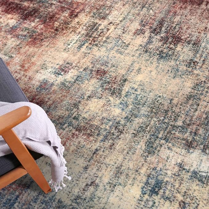 IOHOUZE Abstract Runner Rug 3x18 Ft Washable Runners - Image 7