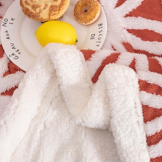 LOMAO Sherpa Fleece Blanket Fuzzy Soft Throw Blanket Dual Sided Blanket - Image 8