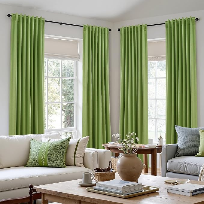 Guken 100% Blackout Curtains 120 Inch Length 2 Panels Set - Image 10