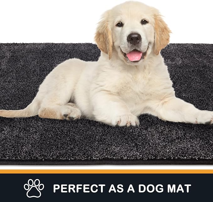 PURRUGS Dirt Trapping Door Mat 36" x 36", Non-Slip Machine Washable Entryway Rug - Image 6