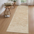 Wonnitar Moroccan Washable Kitchen Runner Rug 2'6"x8', Non-Slip Boho Rug Runners by Wonnitar